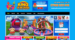 Desktop Screenshot of kingofthecastlesentertainments.co.uk